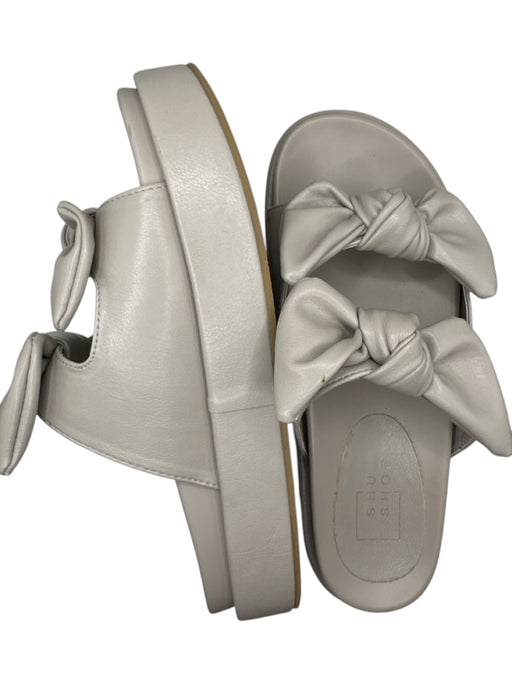 Shu Shop Shoe Size 8 Mushroom Leather Platform Bows Sandals Mushroom / 8