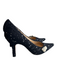 Eugenia Kim Shoe Size 37 Black Tweed Sequins Pointed Toe Pearl Stiletto Shoes Black / 37