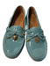 Kurt Geiger Shoe Size 37 Blue Patent Leather Leather Insole Eagle Slip On Shoes Blue / 37