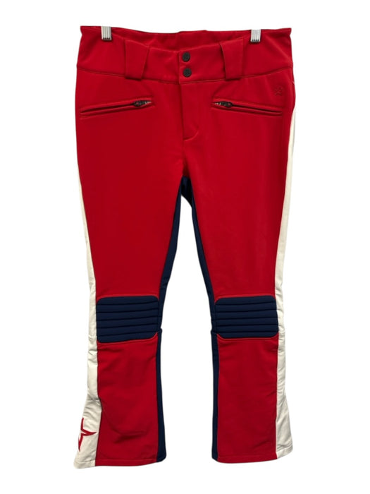 Perfect Moment Size M Red, Blue, White Nylon & Polyester Fleece Lined Ski Pants Red, Blue, White / M