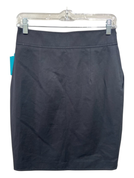 Moschino Couture Size 6 Black Cotton & Linen. Snap Button Pleated Skirt Black / 6