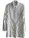 Free People Size S White Cotton Snap Button Long Sleeve Collar Dress White / S
