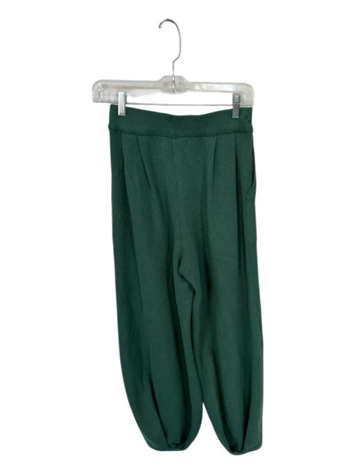 FP Beach Size S Green Polyester Blend High Waist Balloon Leg Elastic Waist Pants Green / S