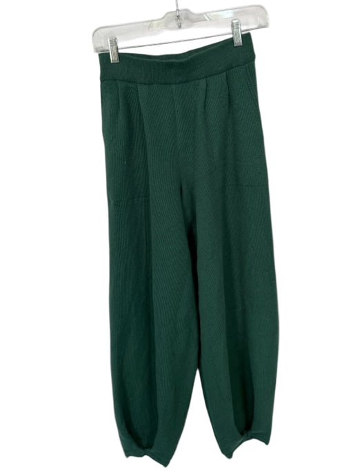 FP Beach Size S Green Polyester Blend High Waist Balloon Leg Elastic Waist Pants Green / S