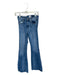 McGuire Size 27 Med Light Wash Cotton Blend High Waist Flare Jeans Med Light Wash / 27
