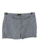 Crosby Size 4 Blue & White Cotton Front Pockets Striped Shorts Blue & White / 4