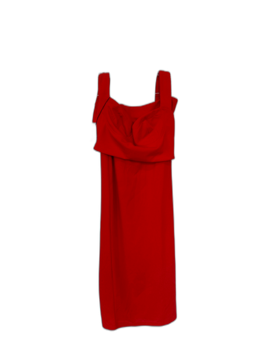 Superdown Size S Red Polyester Blend Sweetheart Neckline Cropped Maxi Skirt Set Red / S