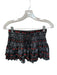 Shug! Size S Black & Red Silk Elastic Waist Bulldog Spaghetti Strap Skirt Set Black & Red / S