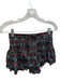 Shug! Size S Black & Red Silk Elastic Waist Bulldog Spaghetti Strap Skirt Set Black & Red / S