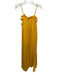 Apiece Apart Size S Marigold Yellow Cotton Blend Spaghetti Strap Midi Dress Marigold Yellow / S