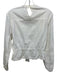 Marea Size XS White Cotton Lace Detail Long Balloon Sleeve Tie Waist Top White / XS