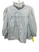 CROSBY by Mollie Burch Size S Light Blue Cotton 1/2 Balloon Sleeve Swiss Dot Top Light Blue / S