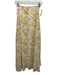 En Saison Size XS White, Yellow & Orange Polyester Floral Side Zip A Line Skirt White, Yellow & Orange / XS