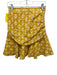 Veronica Beard Size 2 Yellow, White & Brown Cotton & Silk Botanical Print Skirt Yellow, White & Brown / 2