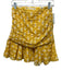 Veronica Beard Size 2 Yellow, White & Brown Cotton & Silk Botanical Print Skirt Yellow, White & Brown / 2