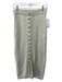 Olivia Rubin Size S Green, White, Multi Cotton & Viscose Knit Buttons Maxi Skirt Green, White, Multi / S