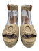 Castaner Shoe Size 37 Beige textile upper Woven Ankle Buckle Sandal Espadrille Beige / 37