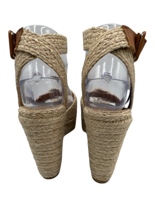 Castaner Shoe Size 37 Beige textile upper Woven Ankle Buckle Sandal Espadrille Beige / 37