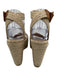 Castaner Shoe Size 37 Beige textile upper Woven Ankle Buckle Sandal Espadrille Beige / 37