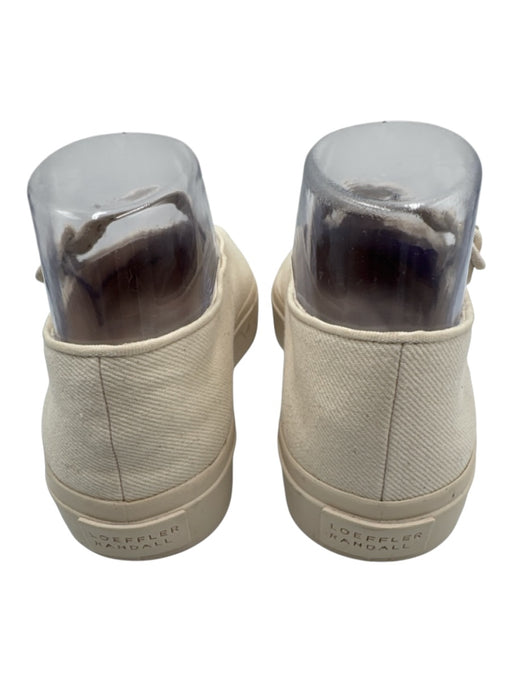 Loeffler Randall Shoe Size 7.5 Cream White textile upper Mary Jane Sneaker Flats Cream White / 7.5