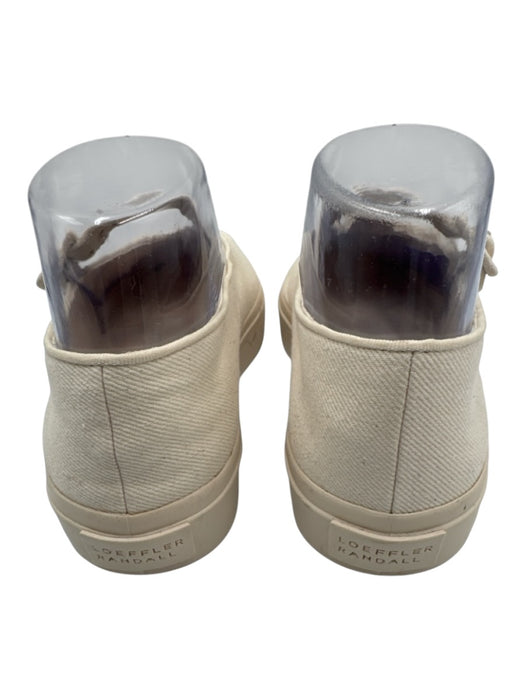 Loeffler Randall Shoe Size 7.5 Cream White textile upper Mary Jane Sneaker Flats Cream White / 7.5