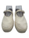 Loeffler Randall Shoe Size 7.5 Cream White textile upper Mary Jane Sneaker Flats Cream White / 7.5