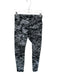 Lululemon Size 8 Black & Gray Waist Band Lace Print Cropped Athletic Leggings Black & Gray / 8