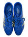 Adidas Shoe Size 7 Blue & Silver Patent Leather Athletic Sneakers Blue & Silver / 7
