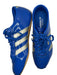Adidas Shoe Size 7 Blue & Silver Patent Leather Athletic Sneakers Blue & Silver / 7
