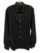 Vince Size S Navy Blue & White Cotton All Over Print Men's Long Sleeve Shirt Navy Blue & White / S