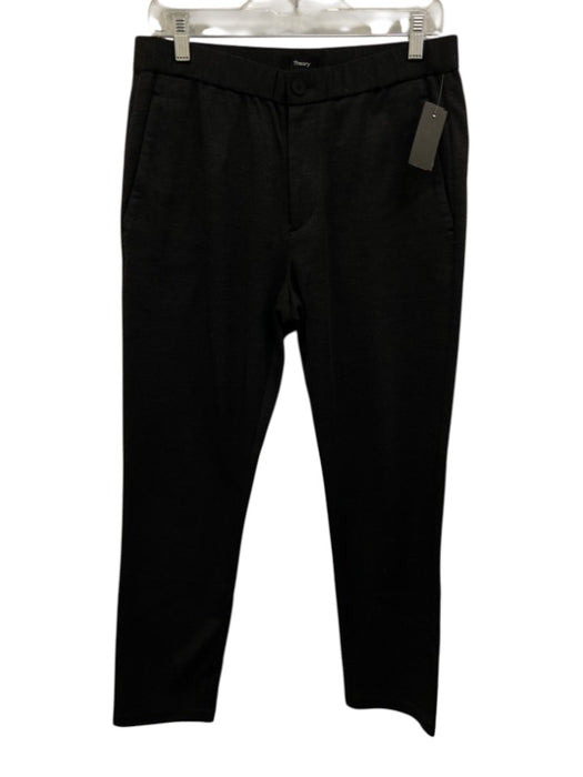 Theory Size S Gray Cotton Blend Zip Fly Men's Pants Gray / S