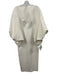 Roksanda Size 6 Ivory White Acetate & Polyester Silk Lining 3/4 puff sleeve Gown Ivory White / 6