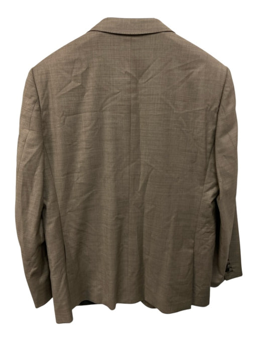 Zegna Tan Wool Solid 2 Button Men's Suit Tan / 54R