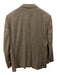 Zegna Tan Wool Solid 2 Button Men's Suit Tan / 54R
