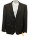 Ermenegildo Zegna Black & White Wool Grid 2 Button Men's Suit Black & White / 56R