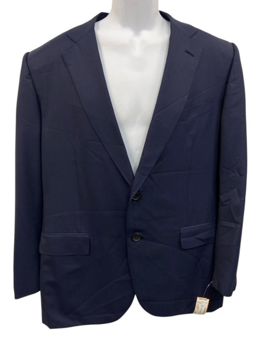 Ermenegildo Zegna Navy Blue Striped 2 Button Men's Blazer Navy Blue / Est 56