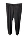 Isaia Size 38 Dark Gray Wool Solid Men's Pants Dark Gray / 38