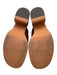 Vince Shoe Size 9.5 Brown & Black Leather Criss Cross Front Platform Sandals Brown & Black / 9.5