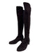 Stuart Weitzman Shoe Size 9.5 Brown Suede Stretch Panel Almond Toe Boots Brown / 9.5