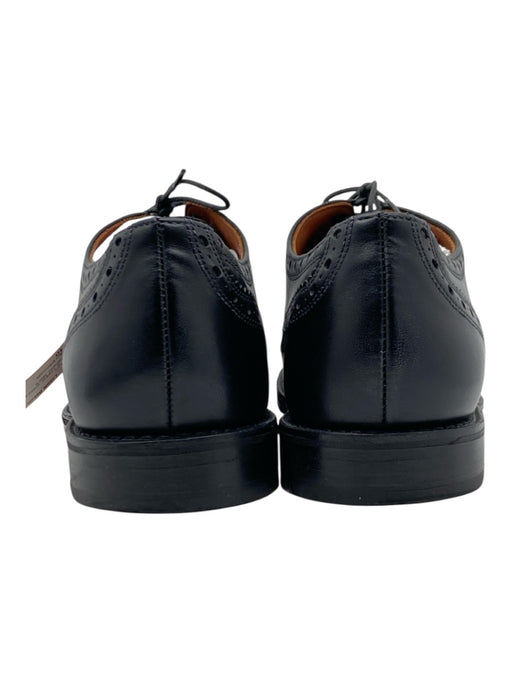 Allen Edmonds Shoe Size 10 Black Leather preforated Low Top Men's Shoes Black / 10