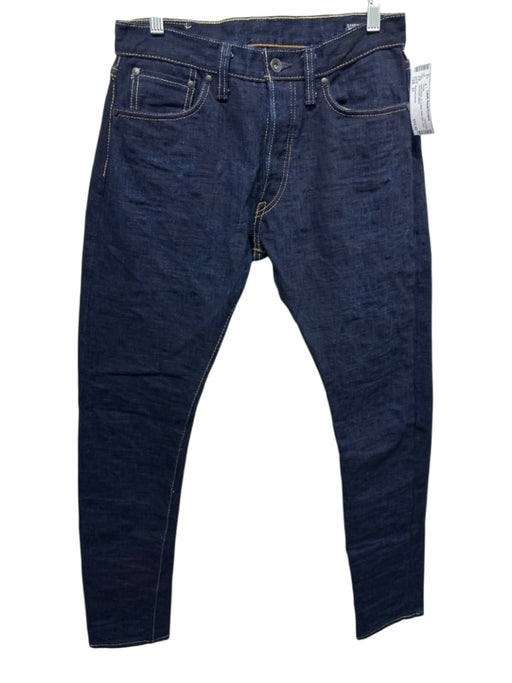 Samurai Jeans Size 31 Dark Wash Cotton Solid Slim Jean Men's Pants Dark Wash / 31