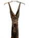 Sherri Hill Size 2 Multi Silk Beaded Detail V Neck Floor Length Open Back Gown Multi / 2