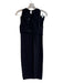 Maniere De Voir Size S Black Viscose & Nylon Open Knit Pencil Skirt Skirt Set Black / S