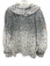 Zimmermann Size 3/L White, Blue, Yellow Ramie Long puff sleeve Floral Print Top White, Blue, Yellow / 3/L