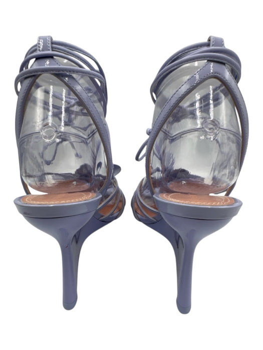 Zimmermann Shoe Size 39 Light Purple Patent Leather Strappy Ankle Tie Wedges Light Purple / 39