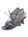 Zimmermann Shoe Size 39 Light Purple Patent Leather Strappy Ankle Tie Wedges Light Purple / 39