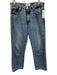 Frame Size 26 Medium Wash Cotton Denim Zip Fly High Rise Straight Leg Jeans Medium Wash / 26