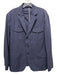 Bugatchi Navy Blue Cotton 3 button Men's Blazer Navy Blue / XL