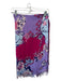 Etro Blue, Pink & Purple Modal & Cashmere Blend Paisley Print Stripes scarf Blue, Pink & Purple