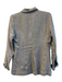 Eileen Fisher Size S Gray Linen Long Sleeve Collar Side Pockets Blazer Gray / S